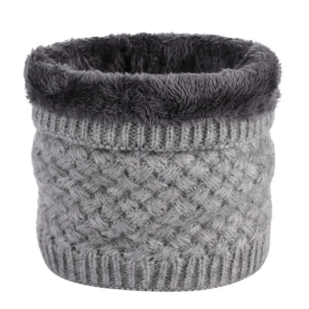 

Neck Warmer Wind Resistant Warm Woolen Yarn Skiing Cycling Winter Neck Scarf for Men