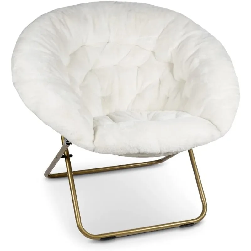 

Уютный стул/стул из искусственного меха для спальни/X-Large (белый)