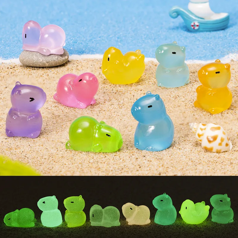 

Светящиеся мини-капибары из смолы