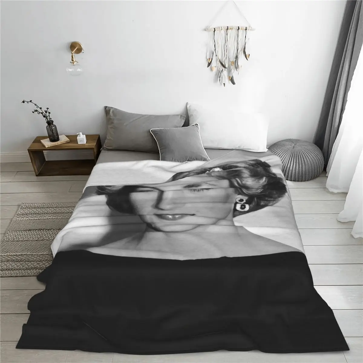 Мягкое теплое одеяло Diana принцессы Уэльса для пикника новинка на осень