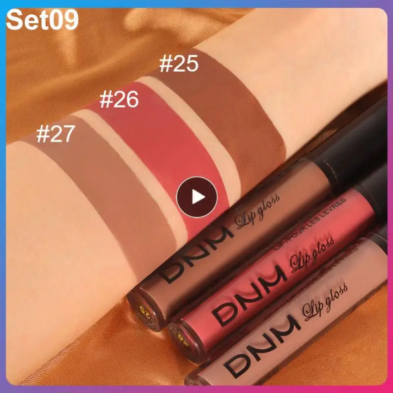 

Compact Design Lipstick Pen Fine And Smooth Texture High Color Rendering Matte Matte Texture Lip Makeup Lip Gloss Full Color