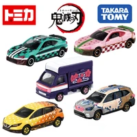 takara tomy kimetsu no yaiba demon slayer tanjirou nezuko cartoon toy car fan collection hot toys for boys display child gift