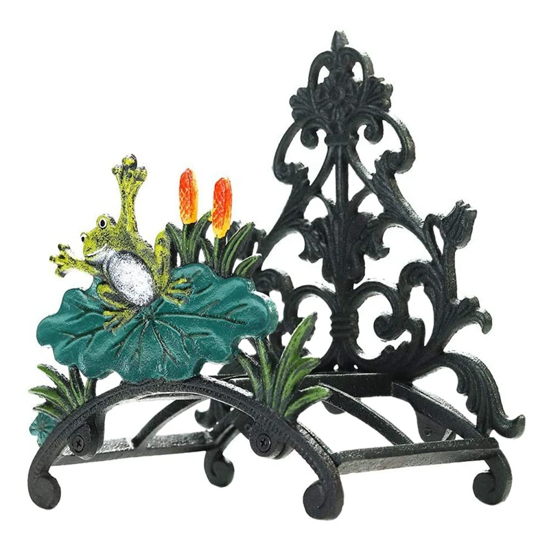 

Чугунная тяжелая конструкция, настенная вешалка для водяного шланга с пионами, настенное украшение, подвесная стойка для шланга