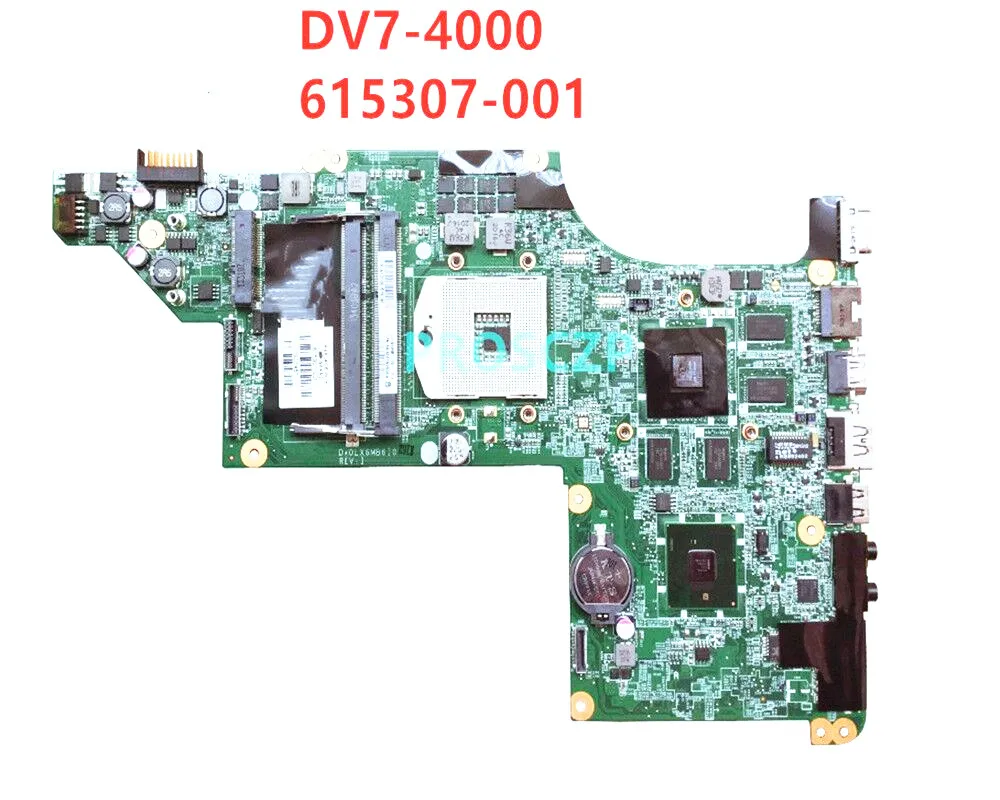 

For HP DV7 DV7-4000 615307-001 605302-001 DA0LX6MB6G2 DA0LX6MB6H1 DA0LX6MB6F2 Laptop Motherboard HM55 HD5650 100% Full Tested OK