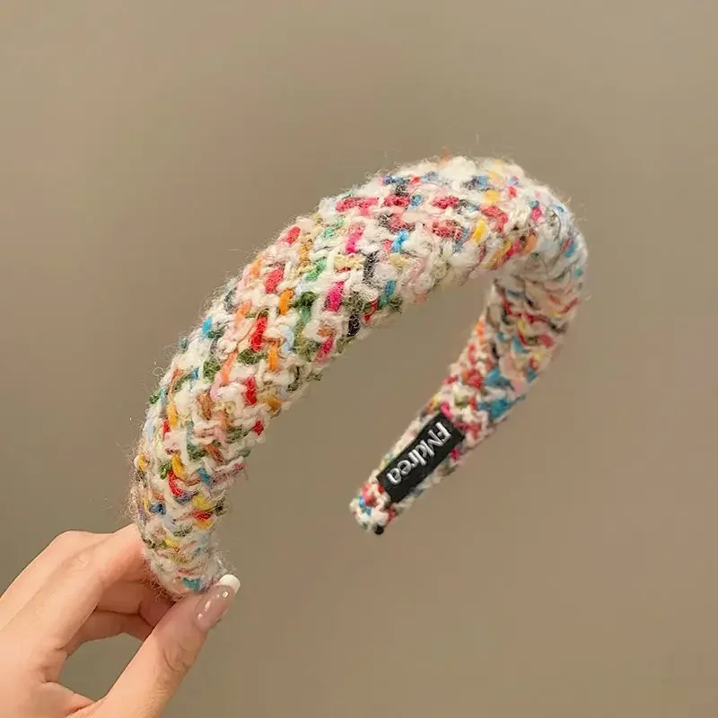 Diadema de ala ancha punto colorida для niñas y mujeres диадема dulce аксессуары el cabello otoño e invierno