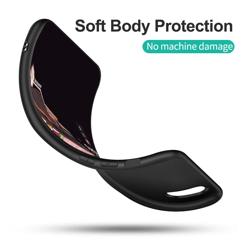 Фото Черный чехол из ТПУ для Motorola Moto G31 G40 Fusion G41 G50 G51 edge30 G10 G20 G30 G100 5G G22, аниме, рассекающий демонов, Kimetsu no Yaiba №4