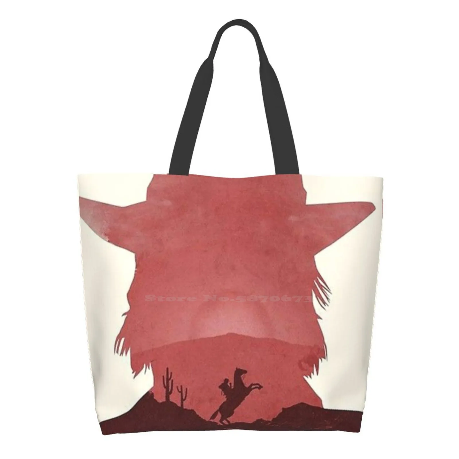 

Redemption Dutch | Fan Art Ladies Casual Handbag Tote Bag Reusable Large Capacity Redemption Redemption 2 Rdr2 Cowboy Arthur