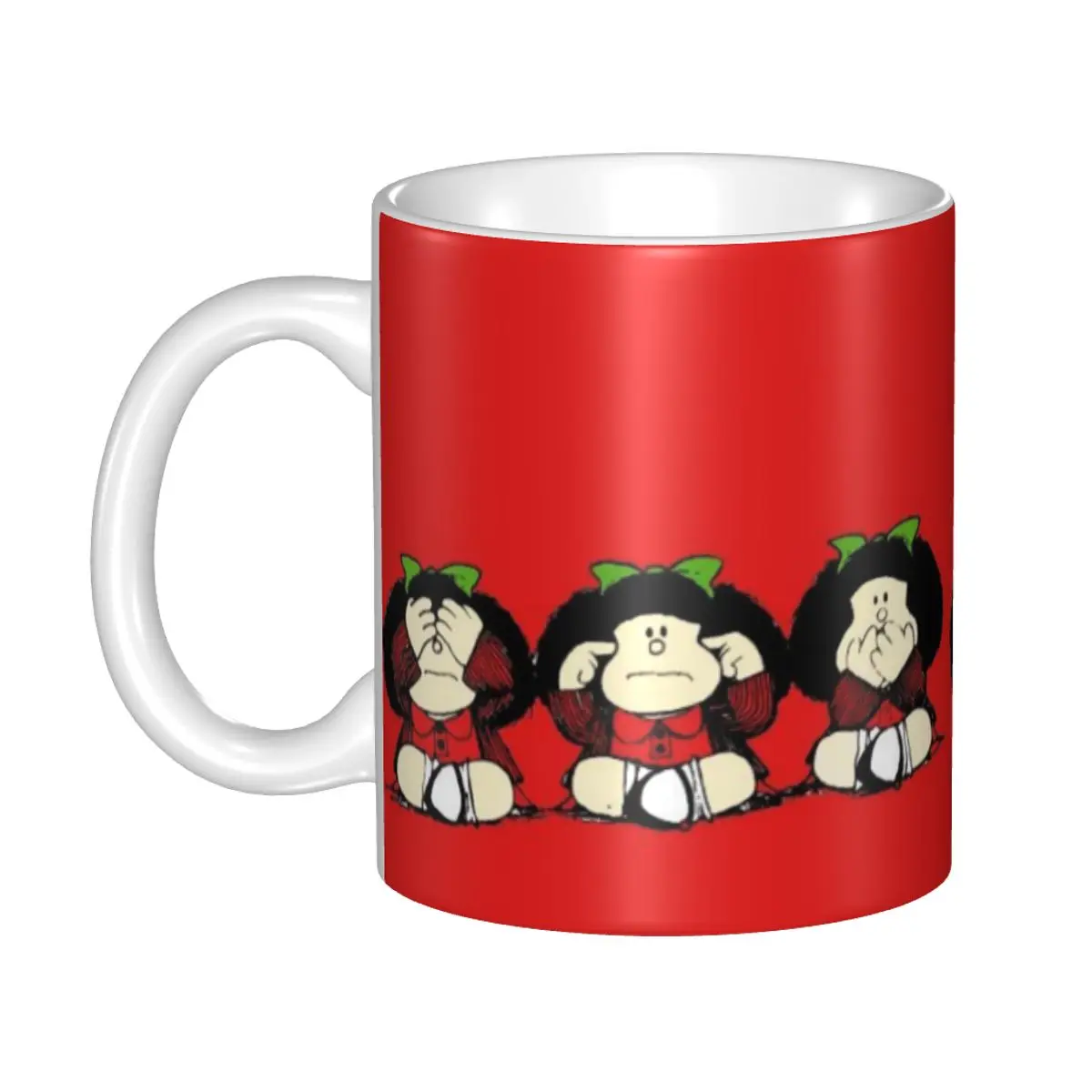 Mafalda керамические волшебные чашки 350 мл кружки для чая с молоком кофе лучшие