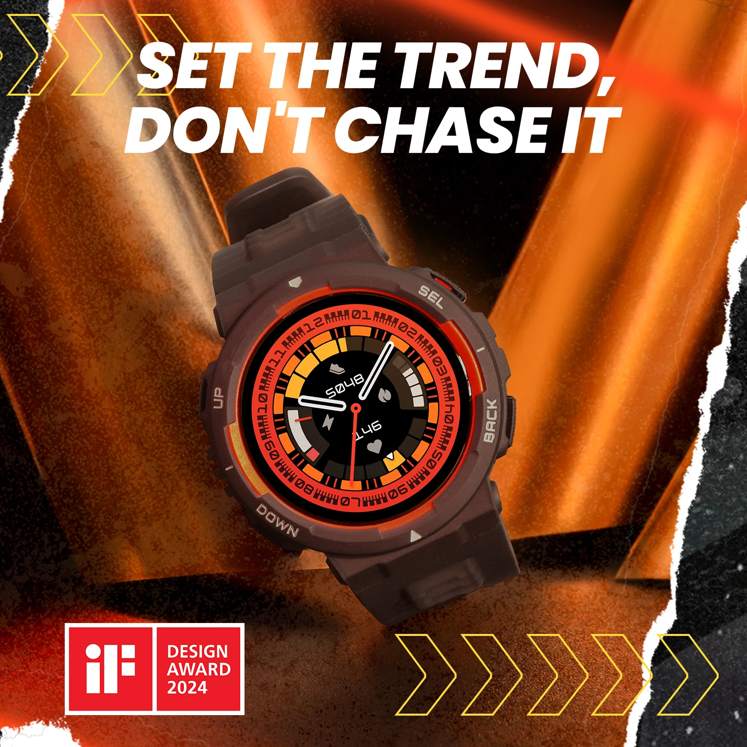 Смарт-часы Amazfit Active Edge 46 мм спортивные 130 +