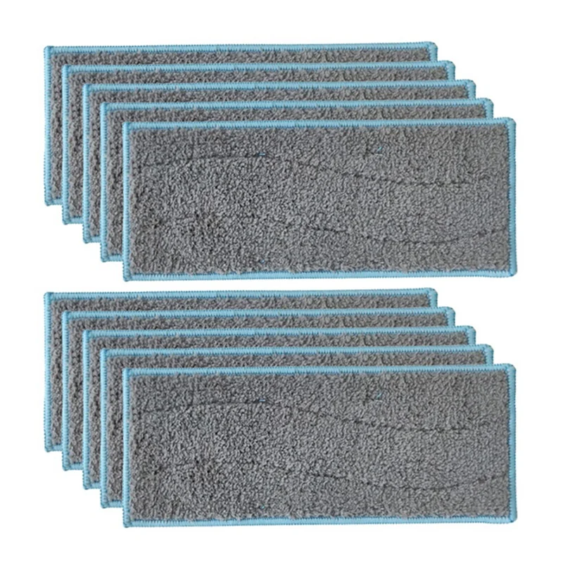 

10 PCS Wet Mopping Pads Mop Cloths Rags Pads Washable For Irobot Braava Jet M6 Robot Vacuum Cleaner