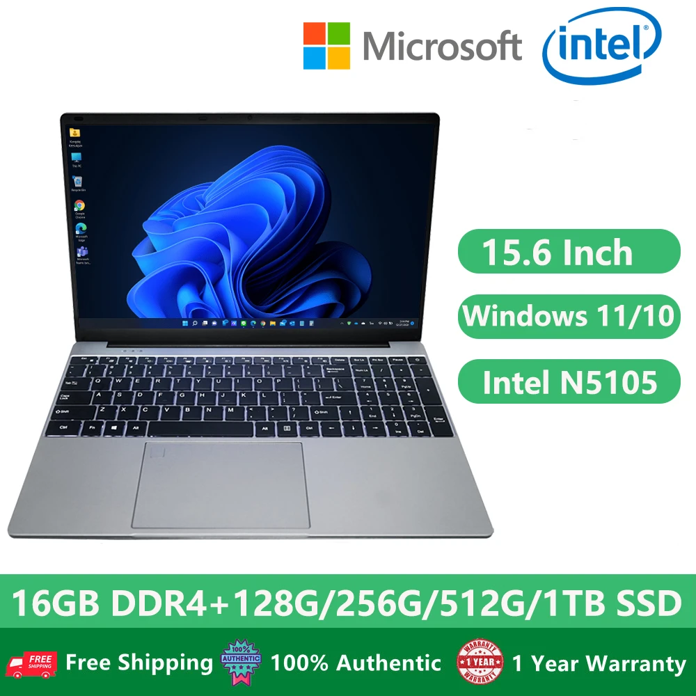 2023 Office Notebooks Windows 11 Business Laptops Netbook Gaming 15.6