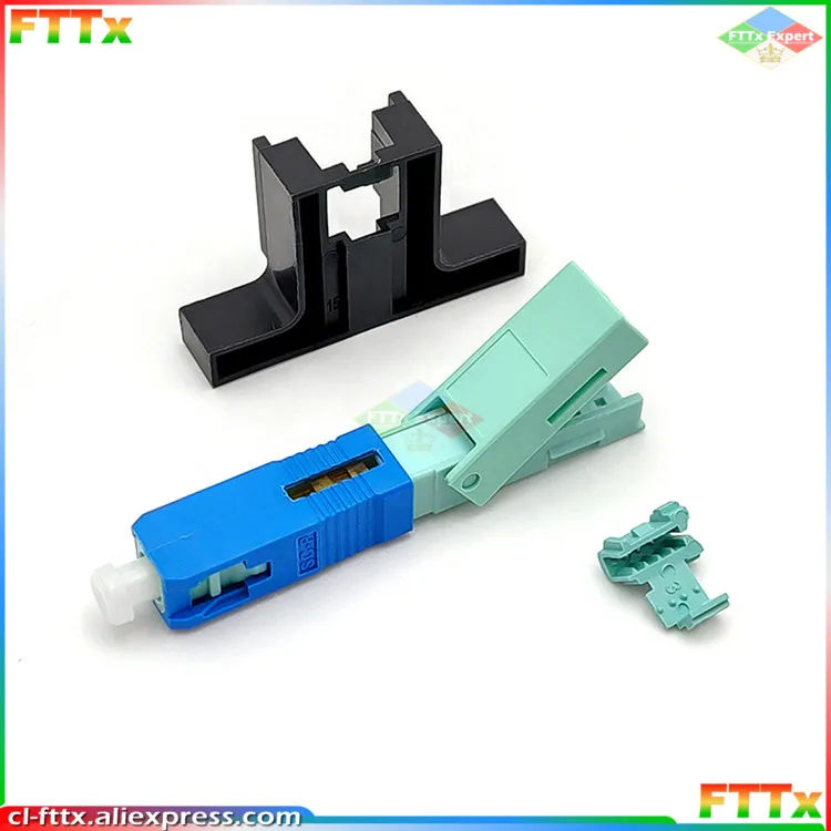 Free Shipping 50/100/200 PCS 53MM SC APC Fast Connector Field Connector SM FTTH Optical Fiber connector 53mm SC UPC