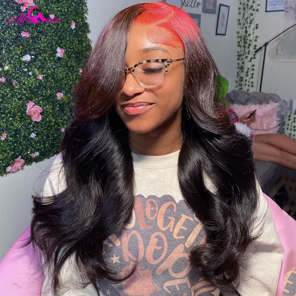 

Парик из натуральных человеческих волос, 13 х4 дюймов