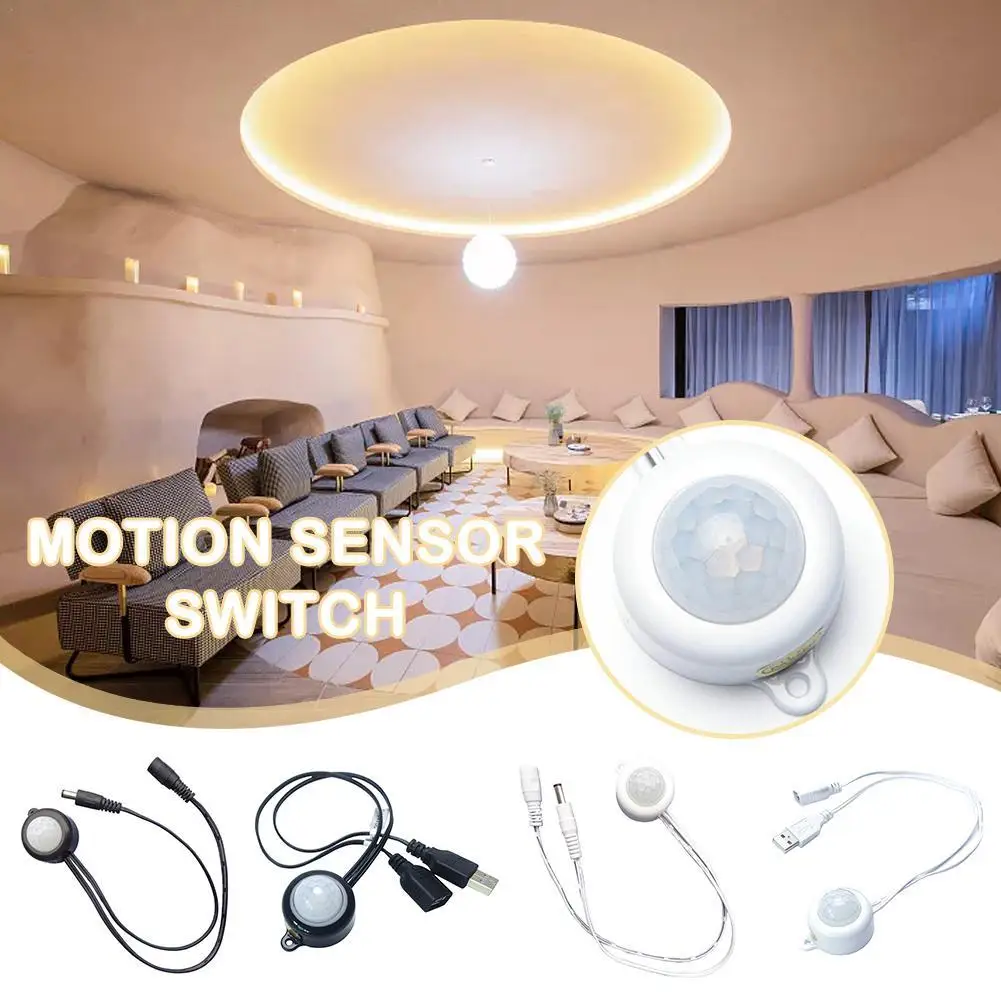 

DC5V 12V 24V 6A PIR Infrared Ray Motion Sensor Switch Time Delay Adjustable Mode Detector Switching Wardrobe And Cabinet Lamp