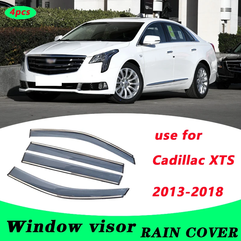 

Для Cadillac XTS 2013-2018 XTS Пластиковый оконный козырек вентиляционные оттенки Защита от солнца дождя 4 шт./компл.