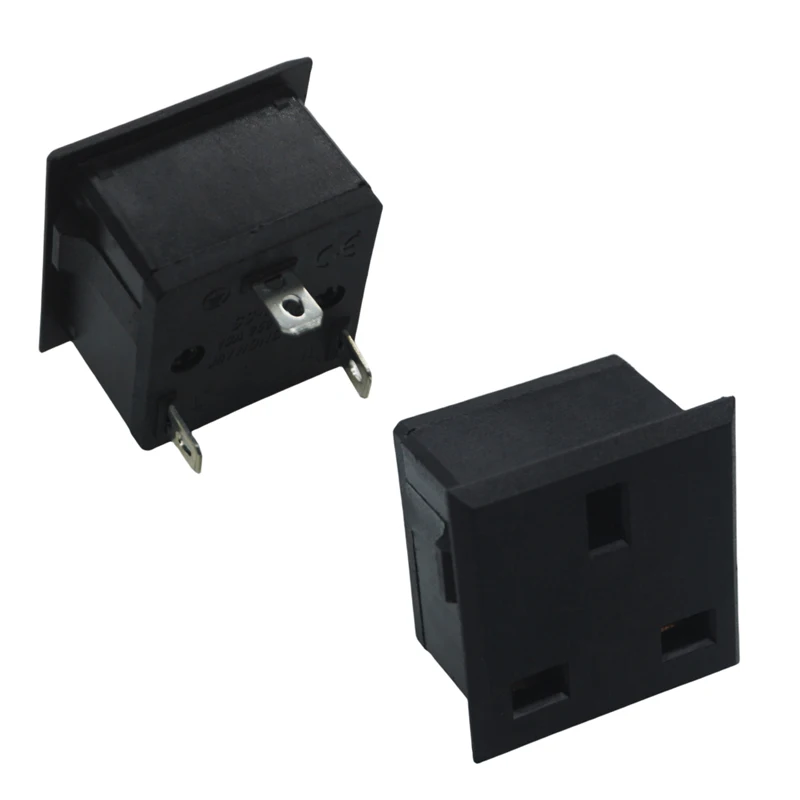 Популярная черная британская промышленная розетка APC PDU UPS, универсальная электрическая панель переменного тока, розетка питания 13A