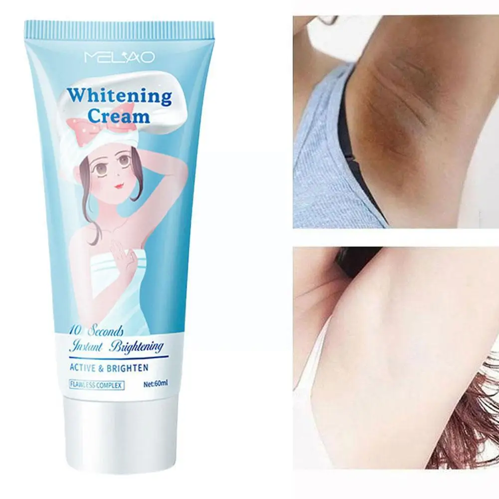 

Отбеливающий крем для тела, 60 г, отбеливающая Сыворотка для подмышек, отбеливающий Темный меланин для ягодиц, крем для колена, отбеливающий, ...