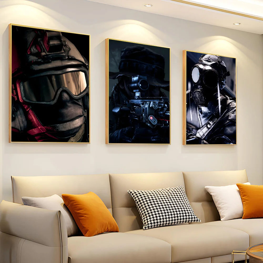 Game B-постер Battlefield бумажная печать для дома гостиной спальни входа в бар кафе