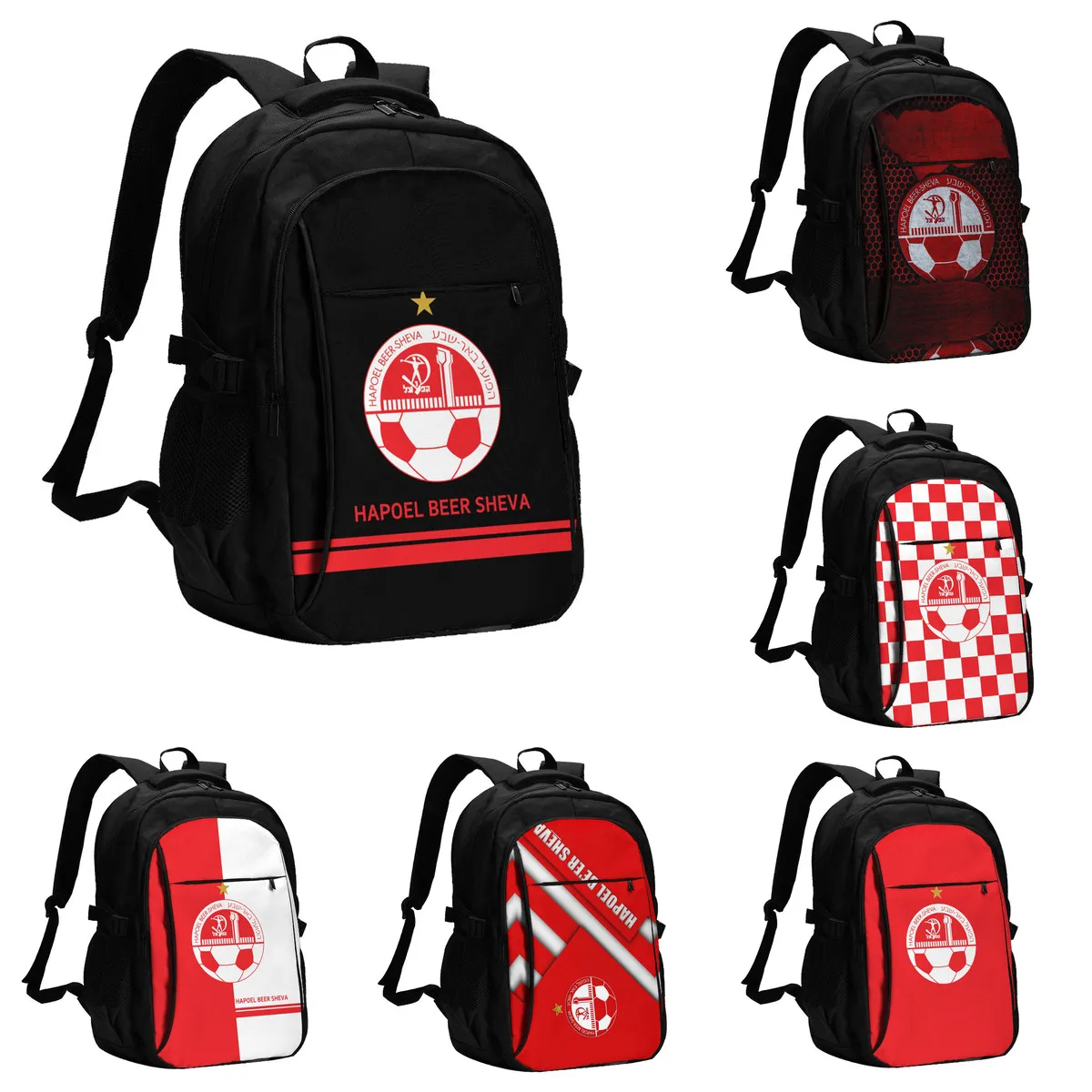 

Hapoel Beer Sheva вместительный рюкзак для ноутбука с Usb-интерфейсом