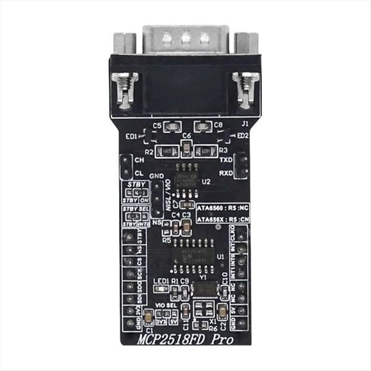 Фото Модуль A14M SPI-CANFD, модуль MCP2518FD, трансивер ATA6560, модуль шины CAN, модуль контроллера Super MCP2515 №1