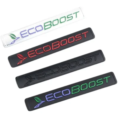 

Автомобильная металлическая наклейка Ecoboost эмблема значок наклейка для Ford Focus 2 3 4 Fiesta Kuga Escape Mondeo Edge Ecosport аксессуары для стайлинга