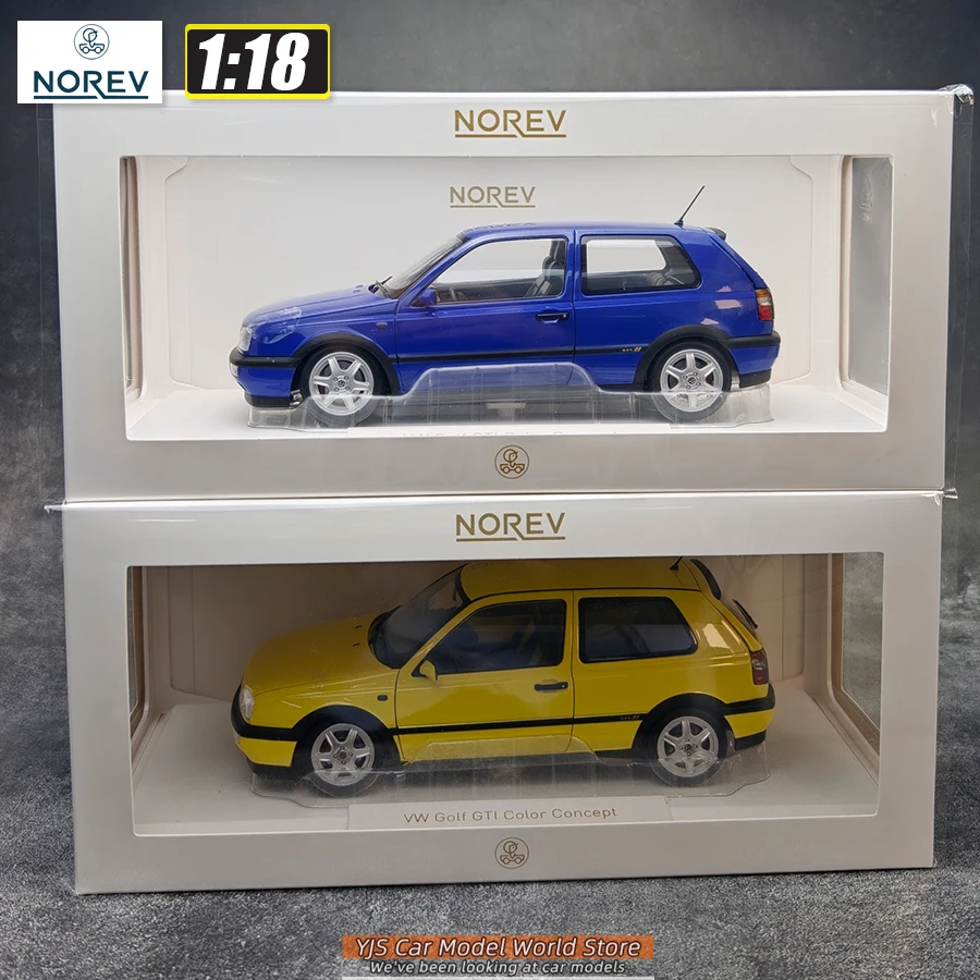 Фото Металлическая модель автомобиля NOREV 1/18, 3-е поколение, 1994 VW Golf GTI, статическая модель для демонстрации, коллекционный подарок на праздник №4