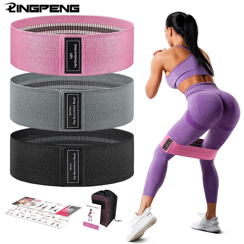 

Resistance Bands Elastic Resistance Band Hip Circular Expander Yoga Gym and Fitness Rubber Perfect for Sports Training At Home