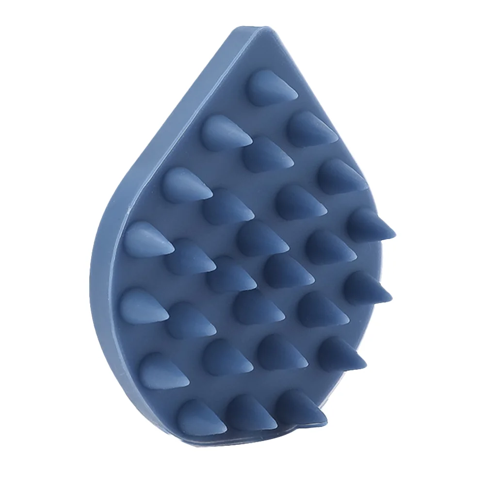 

1Pc Shampoo Brush Practical Novel Safe Drop Shaped Brush Brush