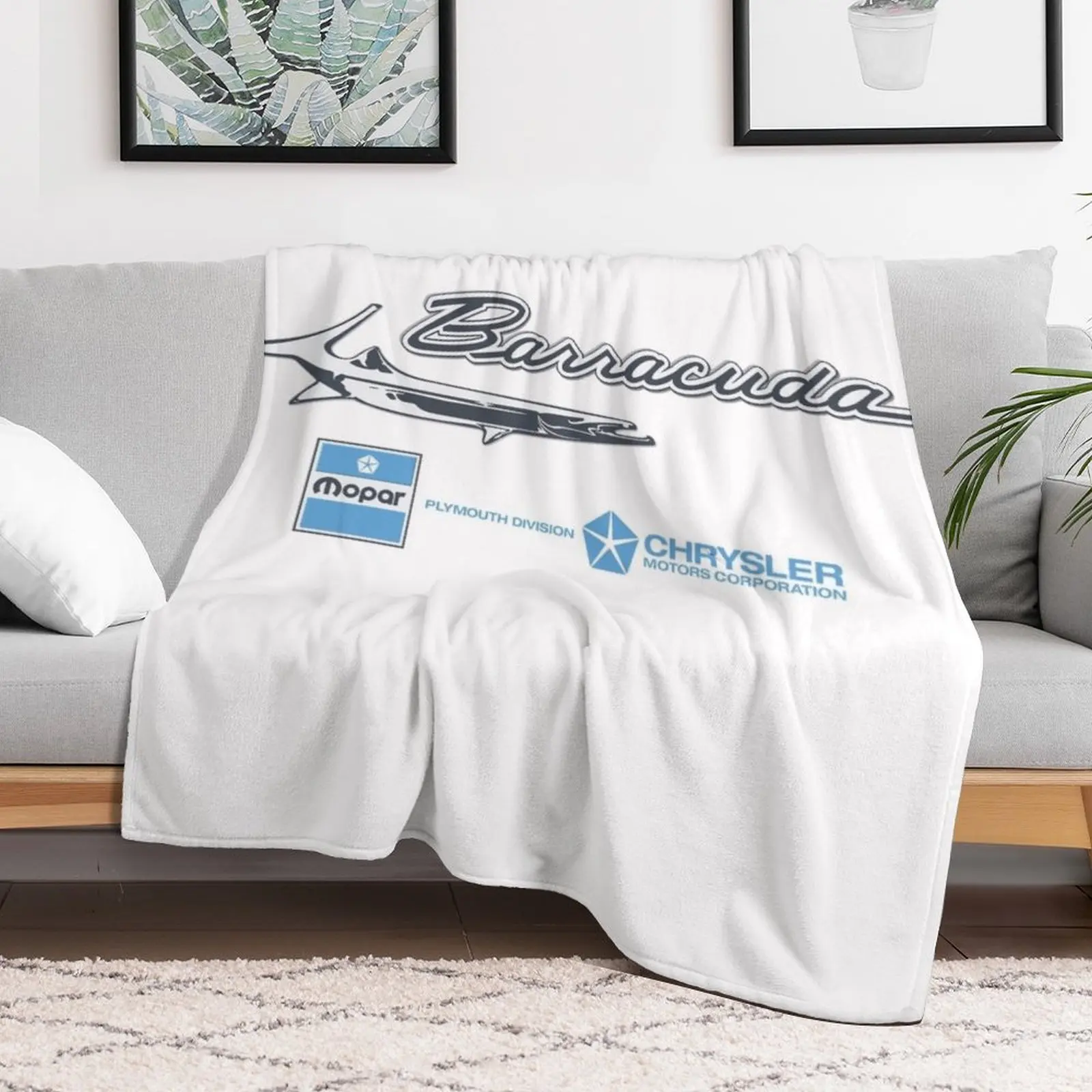 Одеяло с логотипом Plymouth Barracuda декоративные одеяла для дивана утяжеленные среды
