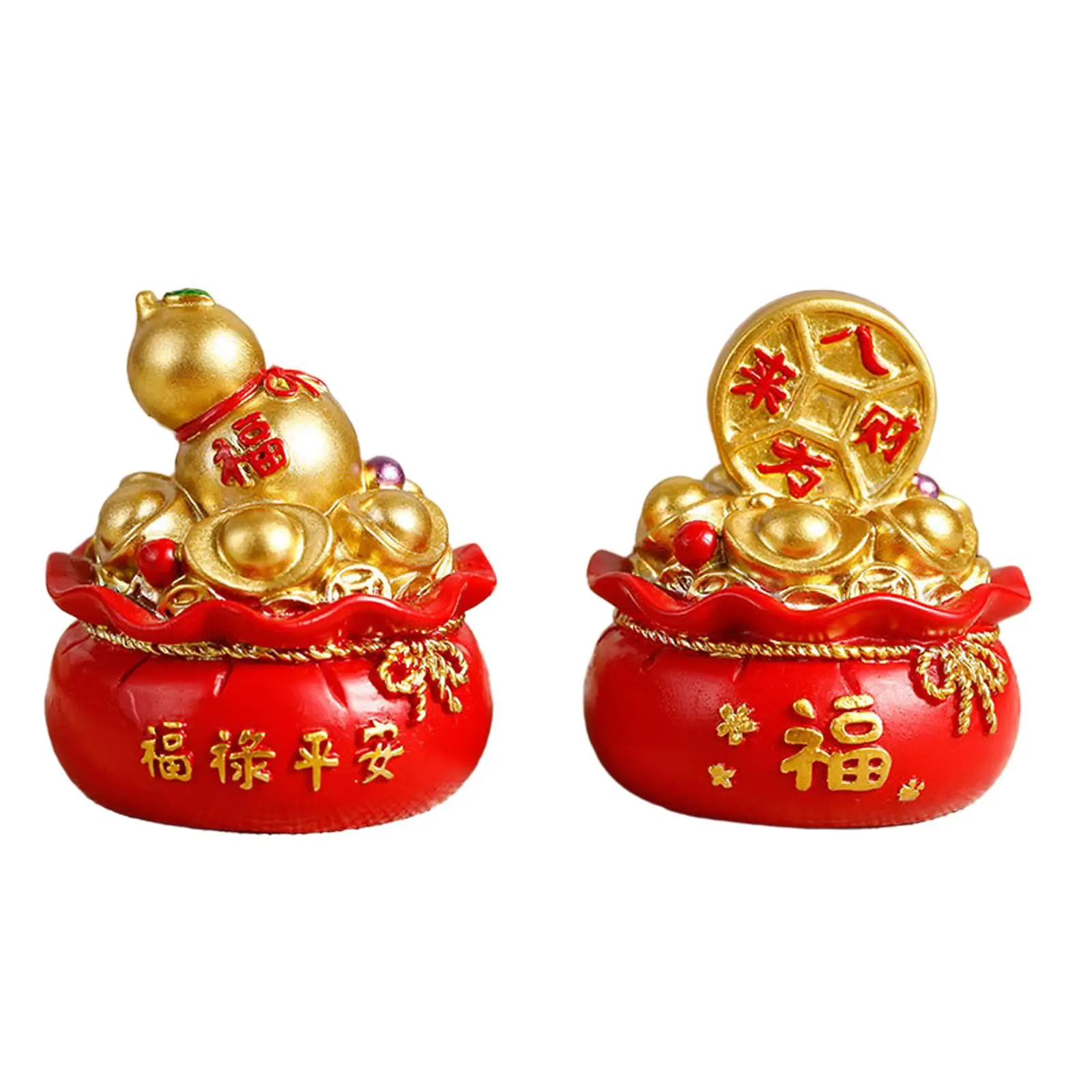 

Сумка для денег на удачу, традиционная китайская фигурка фэн-шуй, украшение, привлекательный торт, наряд для богатства