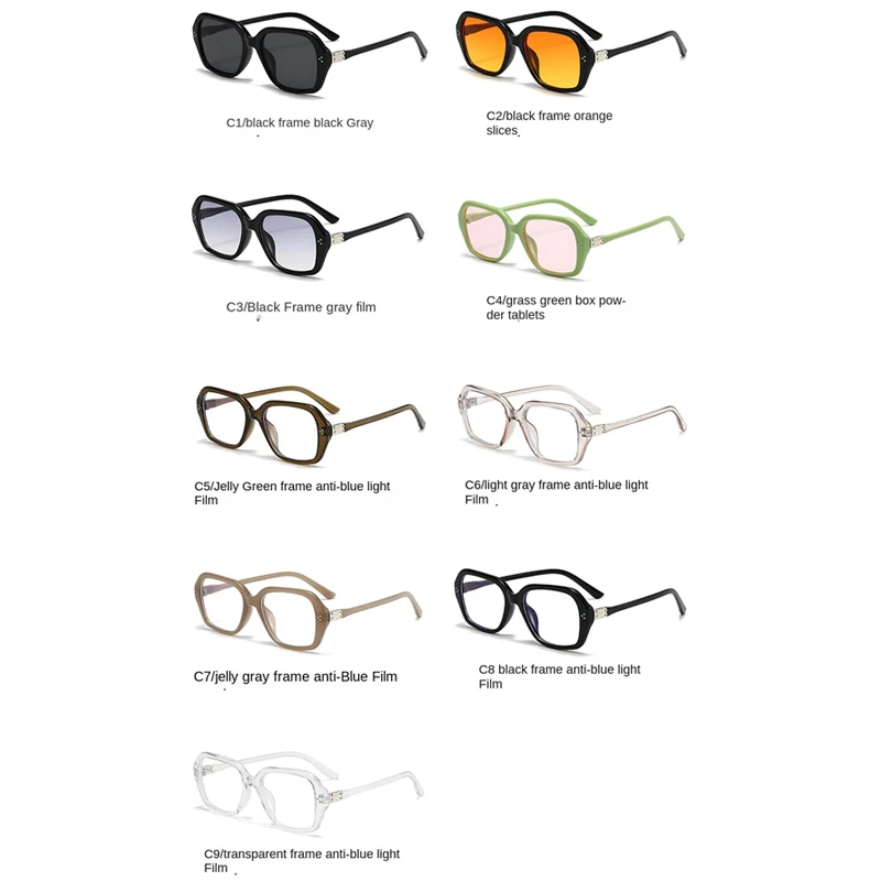 Солнцезащитные очки в стиле ретро UV400 для мужчин и женщин небольшие квадратные с