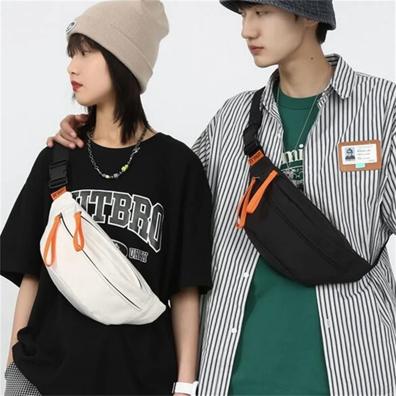 

Casual Trend Waist Bag Hip Pack Street Style Women Belt Bags Large Capacity Waist Packs Unisex Hip hop Crossbody Chest Bags