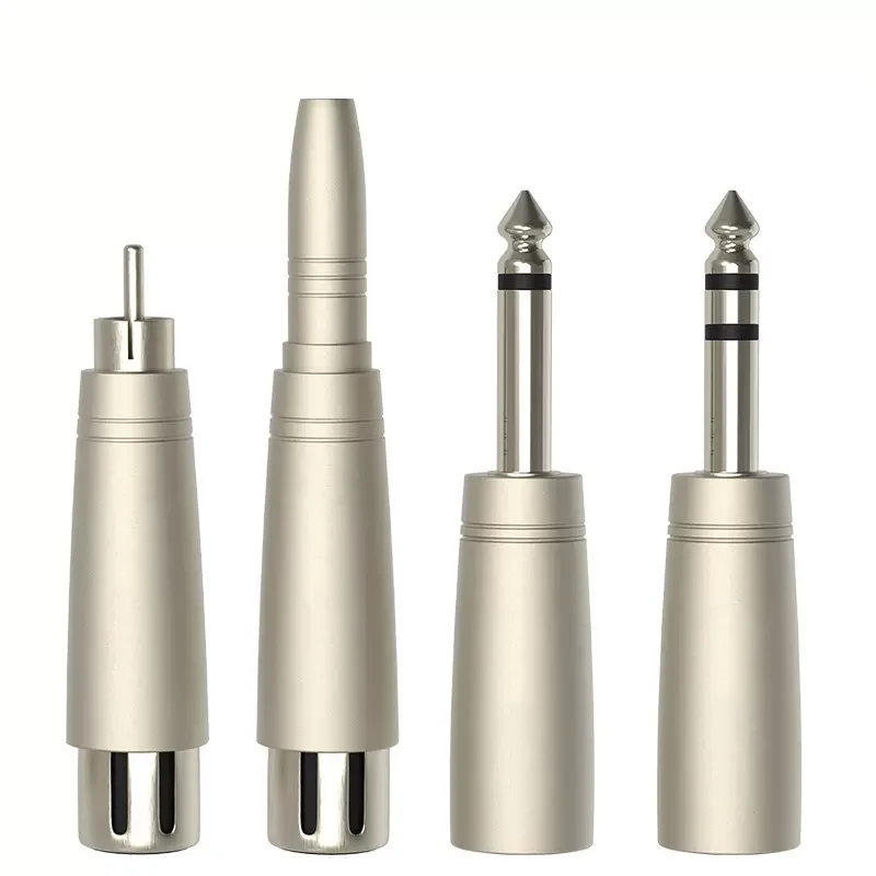 

Audio Jack Adapter 6.35mm TS/TRS 1/4 Male(Female) Plug RCA Male(Female) To XLR Male(Female) Plug Audio Adapter