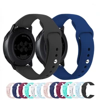 20mm 22mm watch band for samsung galaxy watch 43huawei watch 3gt3amazfit bipgts sports silicone bracelet for active 2 belt