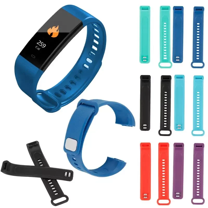 

Strap For Y5 Smart Watches Sport Pedometer Wristbands 6 Colors Soft Straps Replacement Bracelets Band For Smart Watches