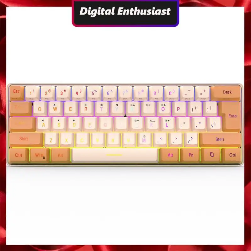 

Palace Pillar Architecture Waterproof Keyboard Wired Bond Line Separation Color Keyboard Dazzling Light Effect Abs Keyboard