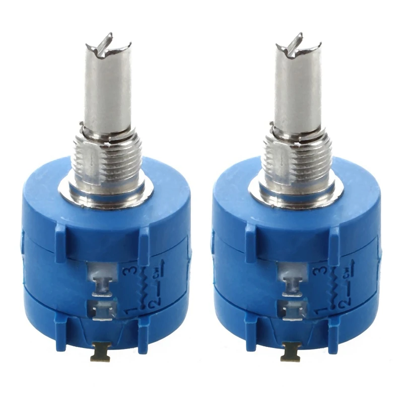 

2X 3590S-2-103L 10K Ohm 10-Turn Rotary Wire Wound Precision Potentiometer