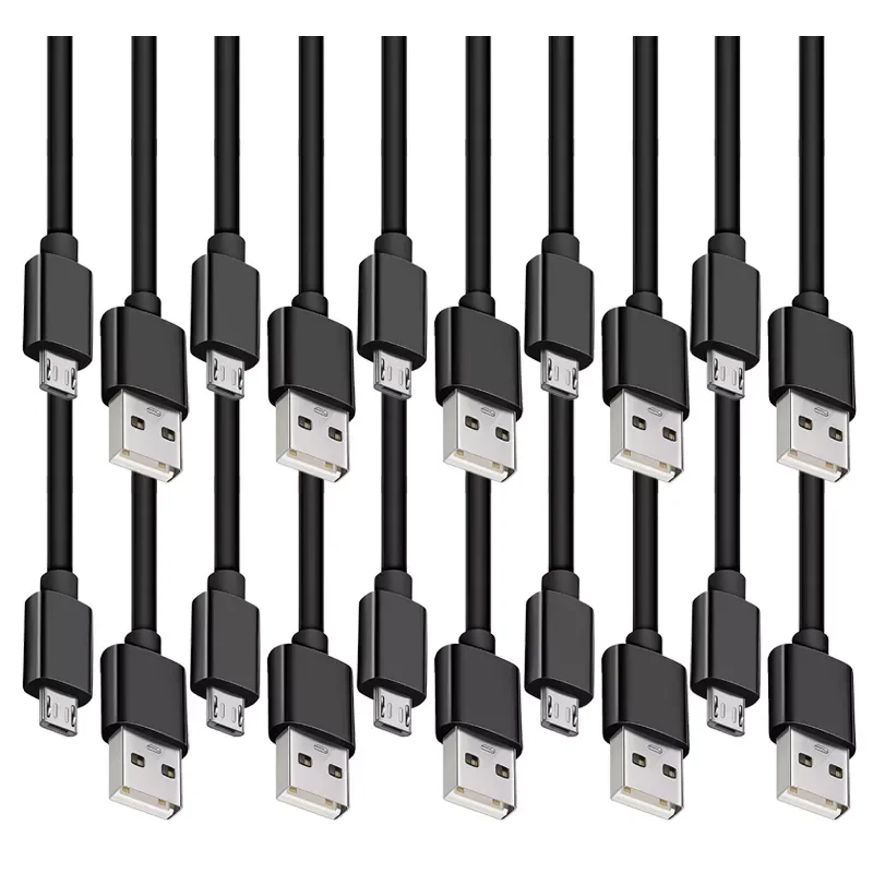 

USB Cable 10Pack Charger Cable Fast Phone Charging Cord for Samsung Galaxy S7 S6 Edge S5 Note 5 4 A3 A5 A7 A8 A9