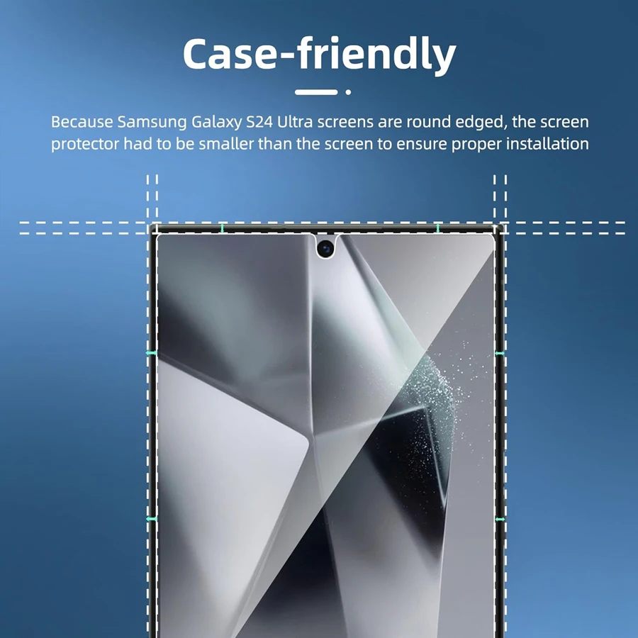 Закаленное стекло 8в1 для Samsung Galaxy S24 Ultra Защитная пленка объектива камеры FE S24Plus