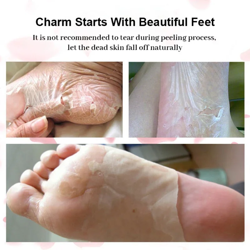Отшелушивающие маски для ног гладкие удаления мозолей омертвевшей кожи