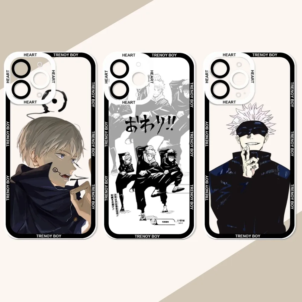 

Anime Jujutsu Kaisen Phone Case For IPhone 12 11 13 14 Pro Max XR XS Max X SE2020 7 8 Plus Case