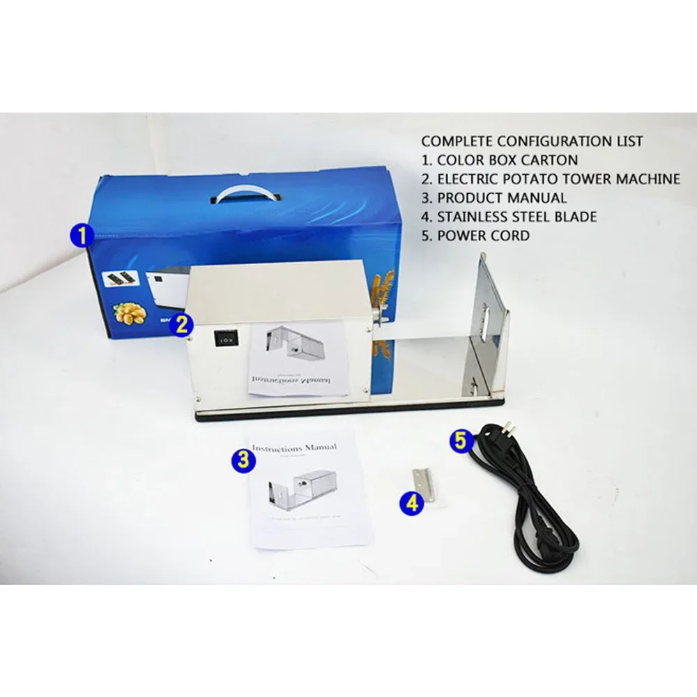 Полуавтоматическая вращающаяся машина для картофеля электрическая