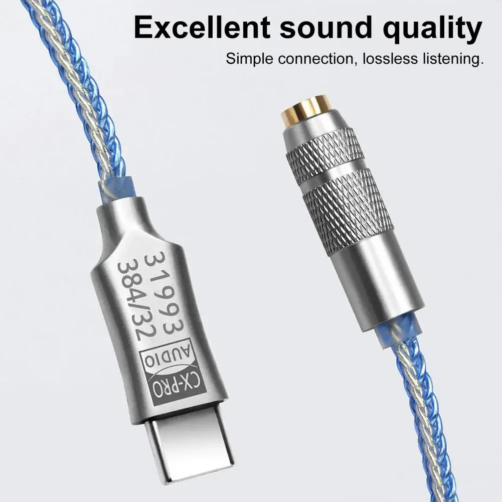 Фото Аудиоусилитель для наушников 3,5 мм, усилитель для наушников USB Type-C DAC CX31993, Hi-Fi аудиоинтерфейсный адаптер, высокоточный PCM №2