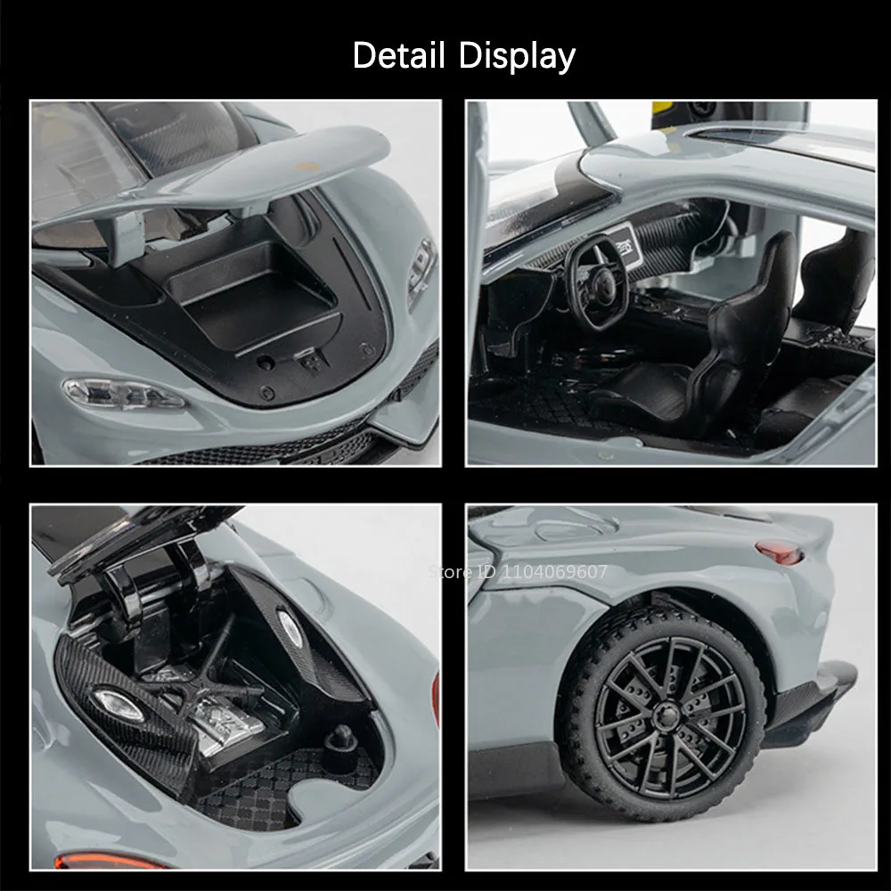 KNSG Gemera Масштаб 1:32 Литая Под Давлением Модель Автомобиля Игрушечный Спортивный