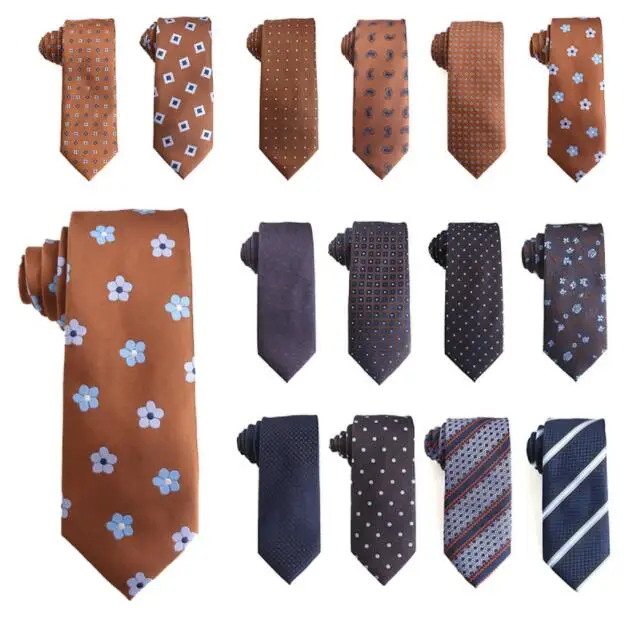Gravata casual masculina 7.5cm azul vestido de negócios gravata listrada padrão gravata masculina high-end