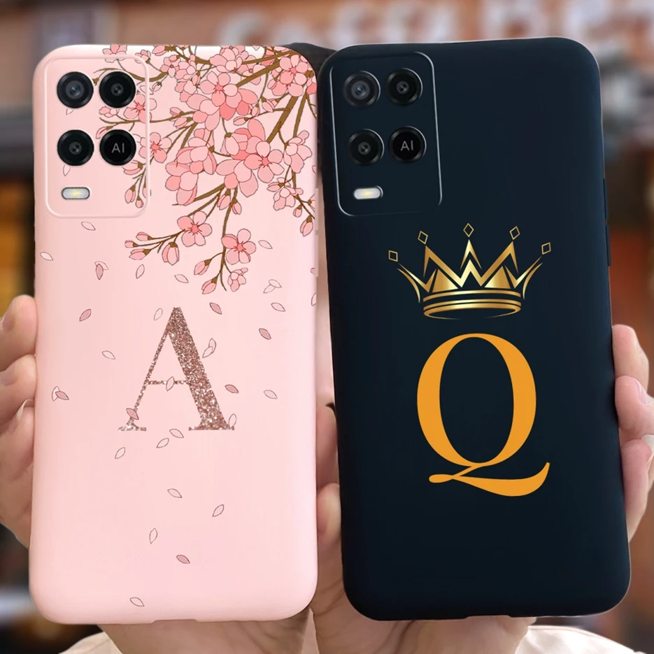 Для Oppo A54 чехол CPH2239 милый чехол с короной и надписью, мягкий силиконовый чехол для Oppo A54s A 54 OppoA54 s, задняя крышка Fundas Coque