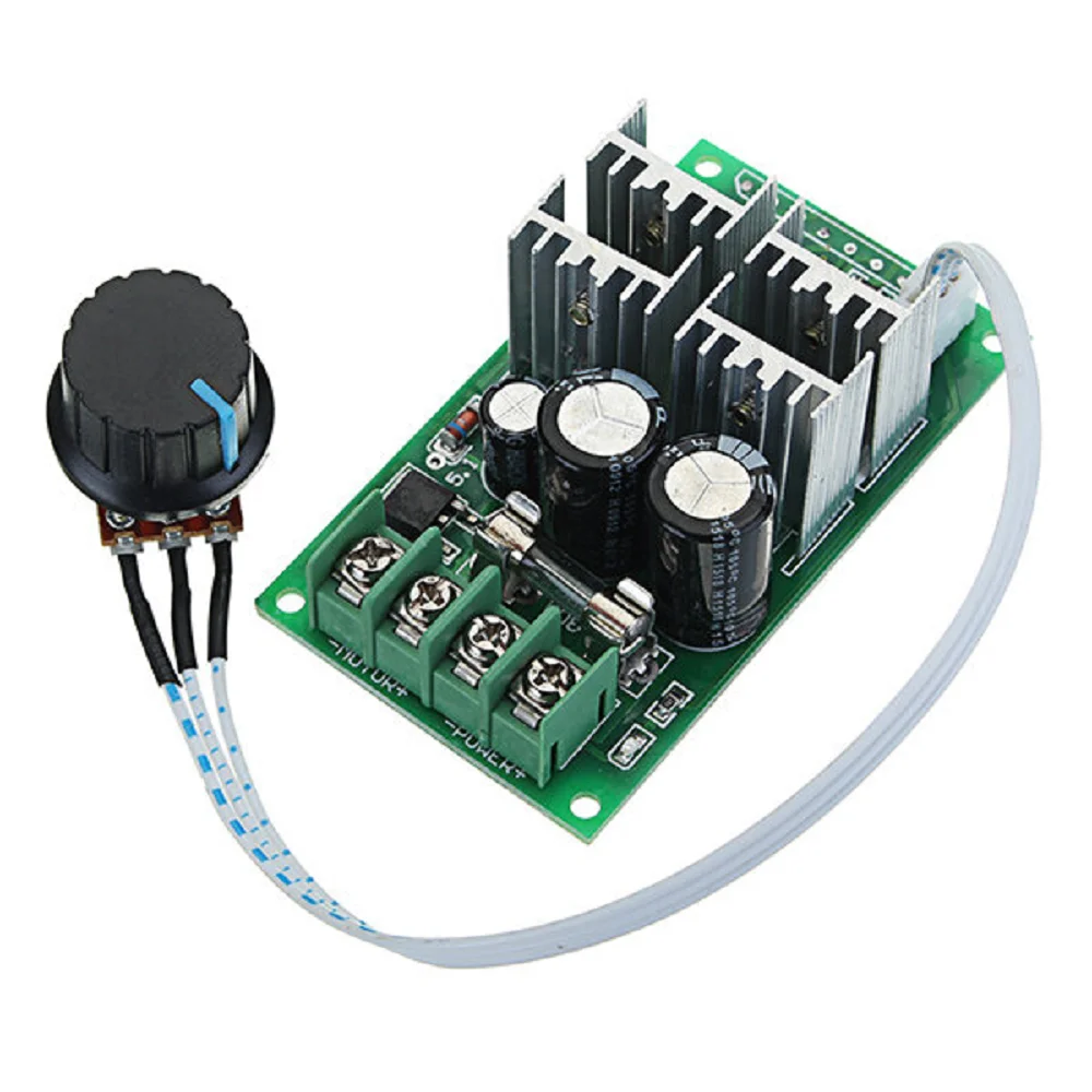 Регулятор скорости электродвигателя постоянного тока 6-60 В 30 А 6 в 12 24 36 48 60