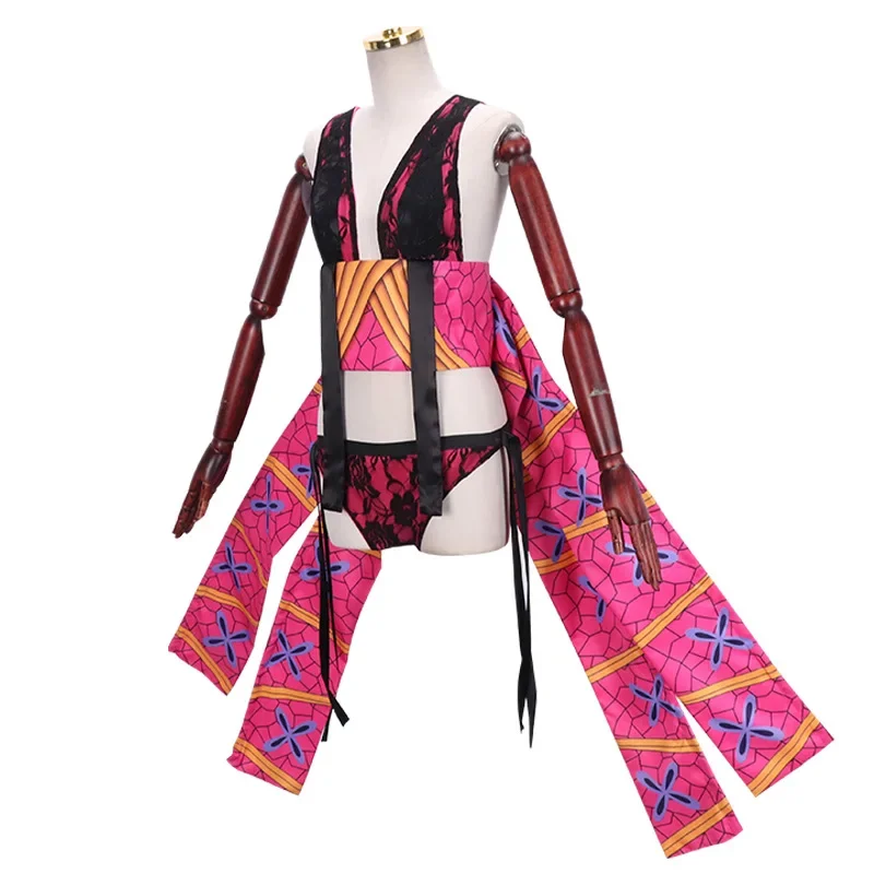 Аниме косплей Kimetsu No Yaiba Daki костюмы для косплея головные уборы сексуальная
