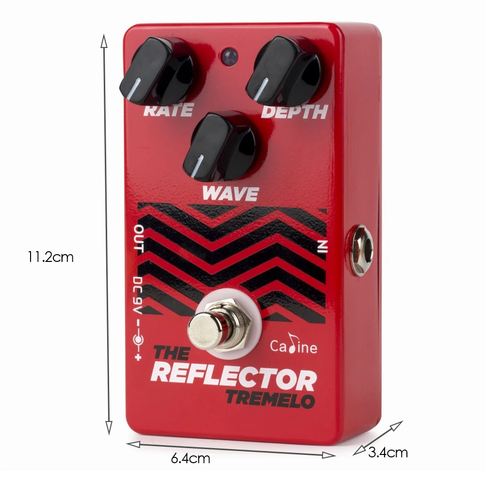 Caline CP-62 the Reflector Tremolo гитарный Педальный эффект 9 В аксессуары для гитарных
