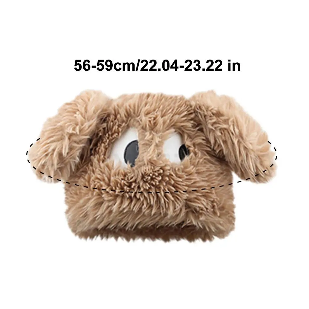 Милая милая модная плюшевая шапка с большими глазами для собаки стиль пуловера